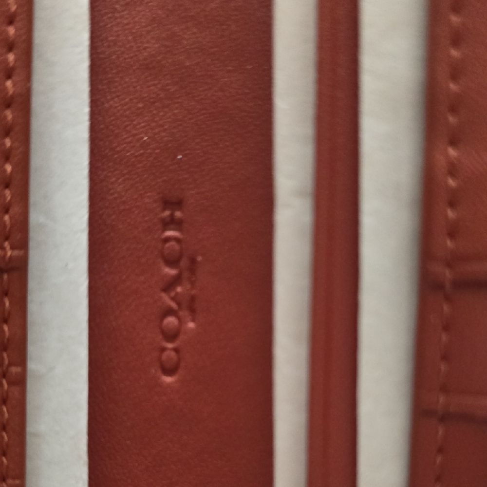 Coach Brown Patterned Wallet NWT - image 2